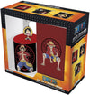 Set de regalo One Piece  monkey D. luffy taza + Llavero + Cuaderno