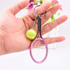 Llavero tennis raqueta y pelota