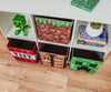 Minecraft contenedores, cajon de almacenamiento de 10 pulgadas