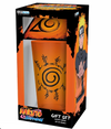 Set de regalo de vaso de pinta y posavasos de Naruto Shippuden