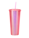 Vaso, termo  con carrizo