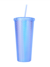 Vaso, termo  con carrizo