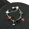 Pulsera con dijes Marvel super heroes