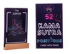 Cartas neon  Kamasutra con stand