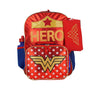 Backpack Set Wonder Woman 7pcs (Mochila, cartuchera, termo,etc)