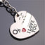 LLavero para parejas LLave Corazon