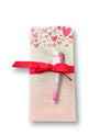 Libreta con Boligrafo Corazones