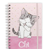 Cuaderno, libreta gato chi