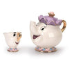 Conjunto de tetera y taza de té La Bella y la Bestia Sra. Potts y Chip