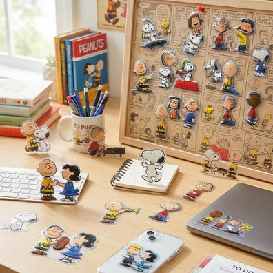 Stickers 3D Snoopy Set de 24 Stickers