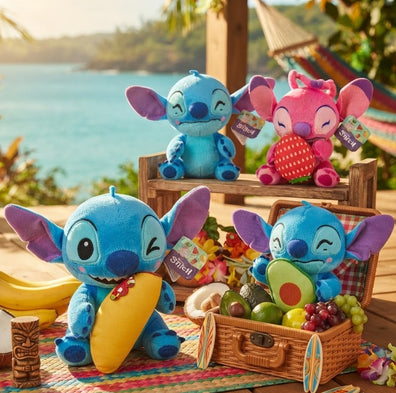 Peluche Stitch Con Accesorios en la Mano