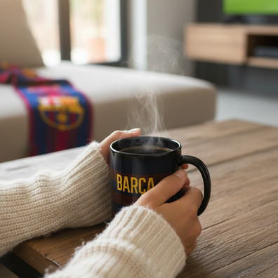 Taza Barcelona minimalista