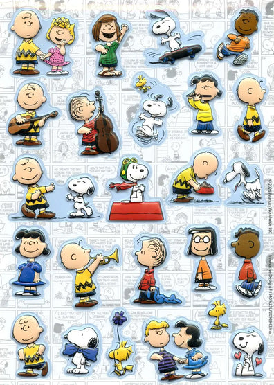 Stickers 3D Snoopy Set de 24 Stickers