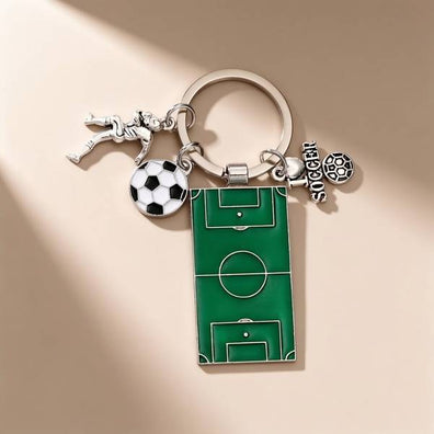 Llavero campo futbol
