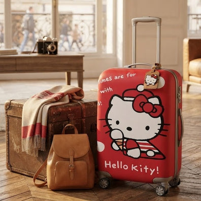 Funda de Maleta Hello Kitty Roja