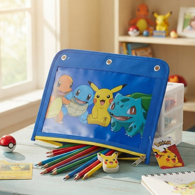 Cartuchera Grande Pokemon Kanto