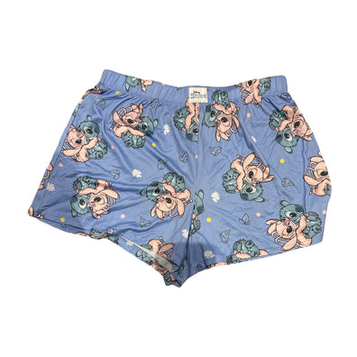 Shorts Pijama Stitch 2 Pack Rosa/Azul
