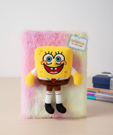 Libreta Bob esponja con peluche