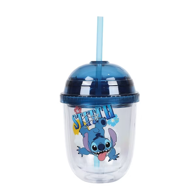 Vaso Tipo Capsula con Carrizo Stitch
