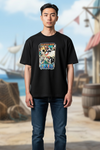 Franela Sueter Tshirt One Piece Negro