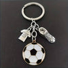 Llavero Pelota de futbol y charms