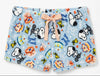 Shorts Snoopy Pijama Celeste y naranja