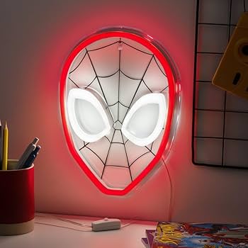 Lampara neon Led Spiderman
