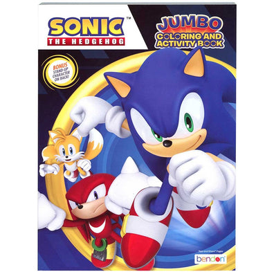 Libro para colorear Sonic The Hedgehgog