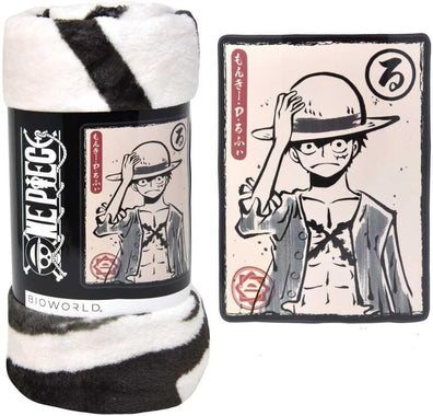 Manta One Piece Luffy gris