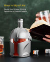 Set Whiskera y Vasos Mandalorian Star Wars