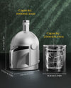 Set Whiskera y Vasos Mandalorian Star Wars