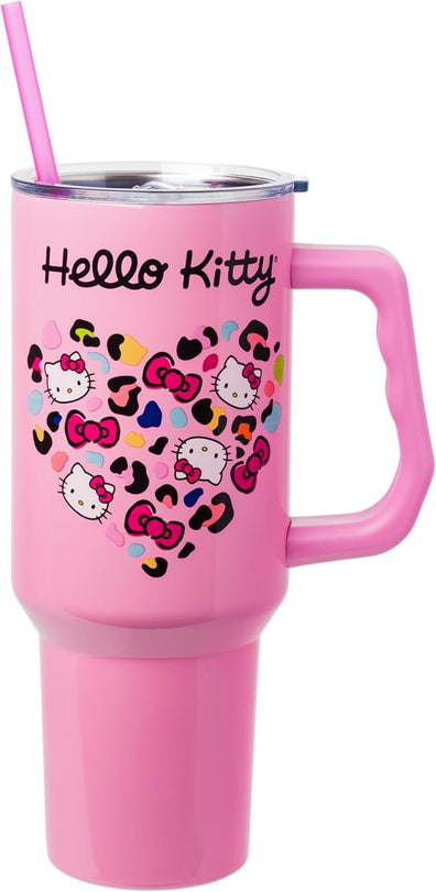 Vaso Tumbler Termo Hello Kitty Animal Print