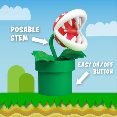 Lampara super mario bros Piraña planta XL