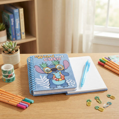 Cuaderno Espiral Stitch con Bolígrafo