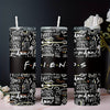 Vaso con Tapa y Carrizo Negro Friends