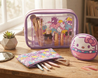 Cosmetiquera de 3 Piezas Hello Kitty and Friends