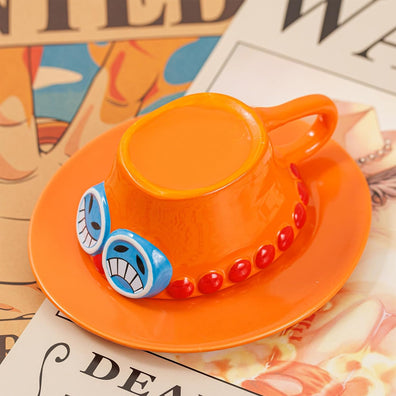 Taza One Piece Sombrero Ace