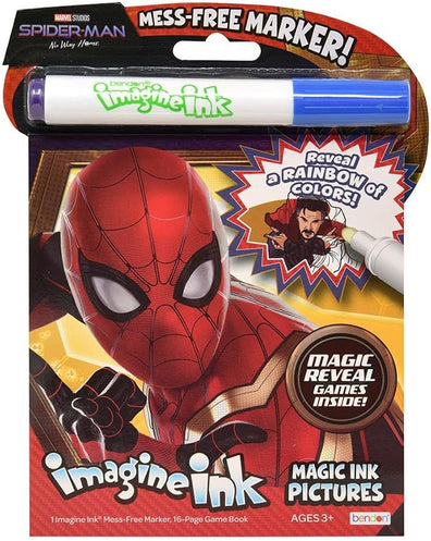 Libreta de Colorear SpiderMan Imagine Ink