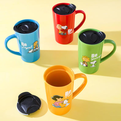 Taza Alta Ceramica Snoopy