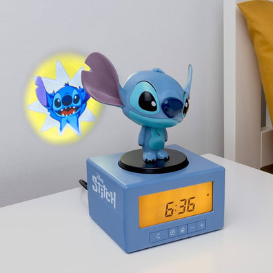 Despertador o Alarma Stitch con Proyector