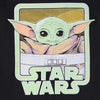 Sueter, franela, tshirt Baby Yoda Negro Star Wars manga larga