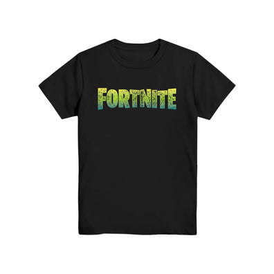 Sueter, Franela, Tshirt Fortnite Negra Logo para niños