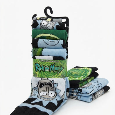 Set 6 Pares de Medias Rick y Morty