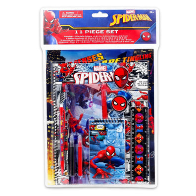 Set escolar de 11 Piezas Spider-man