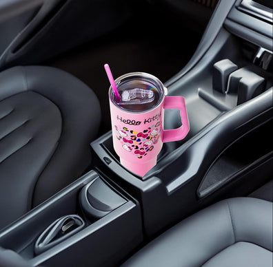 Vaso Tumbler Termo Hello Kitty Animal Print
