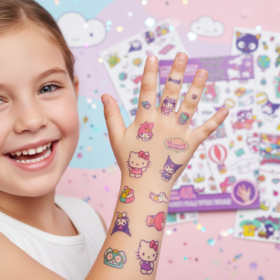 Tatuajes temporales Hello Kitty and Friends