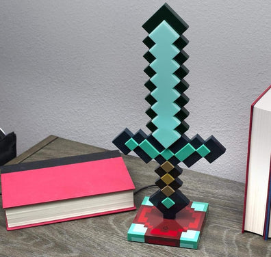 Lampara espada Diamond Minecraft