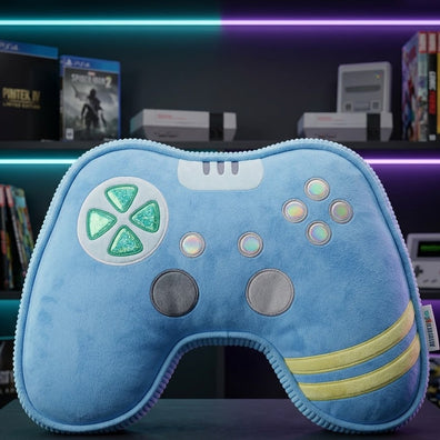 Cojín almohada Control Videojuegos Celeste