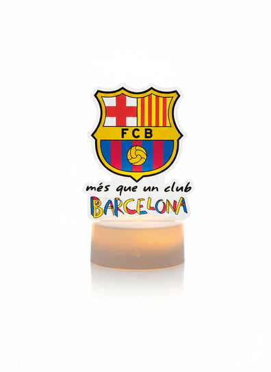 Lampara 3D Escudo Barcelona (Color)