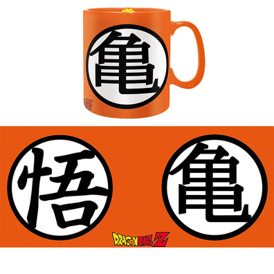 Taza con posavaso Dragon Ball Kame  Simbolo